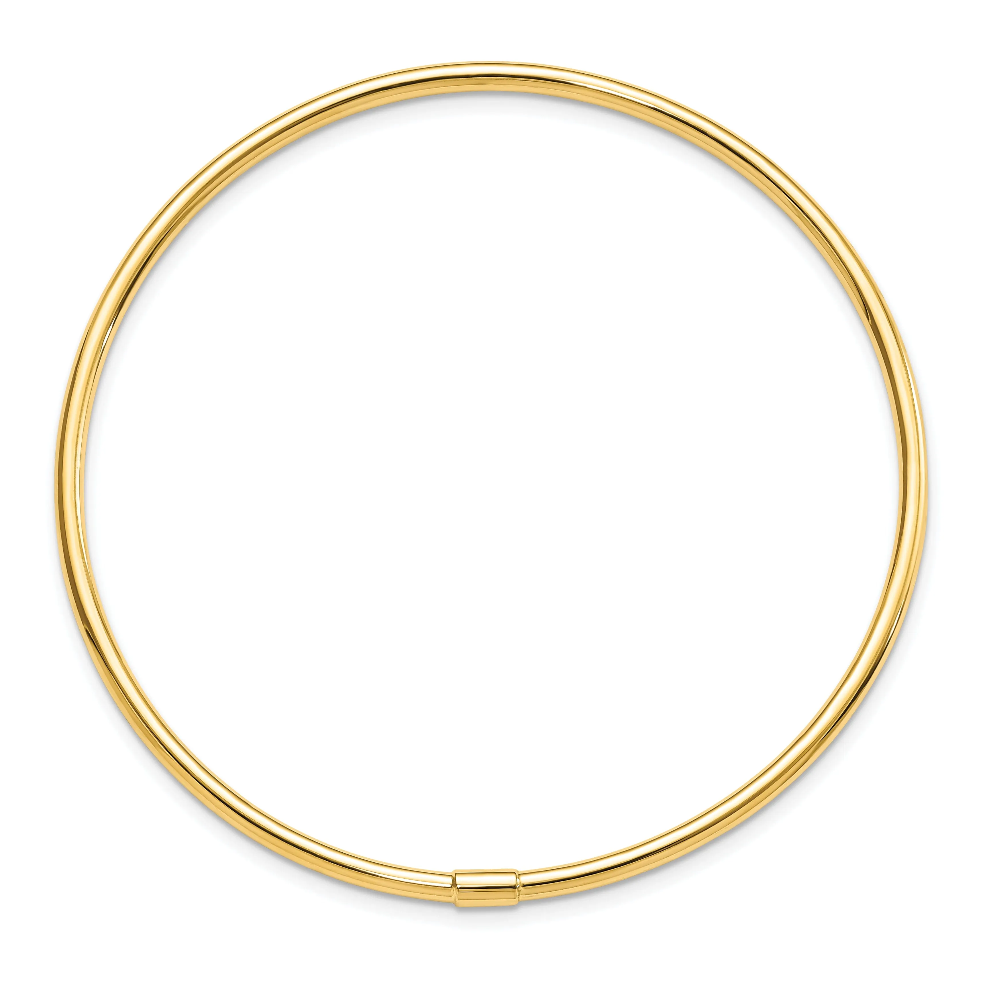 14k Yellow Gold Polished Bangle