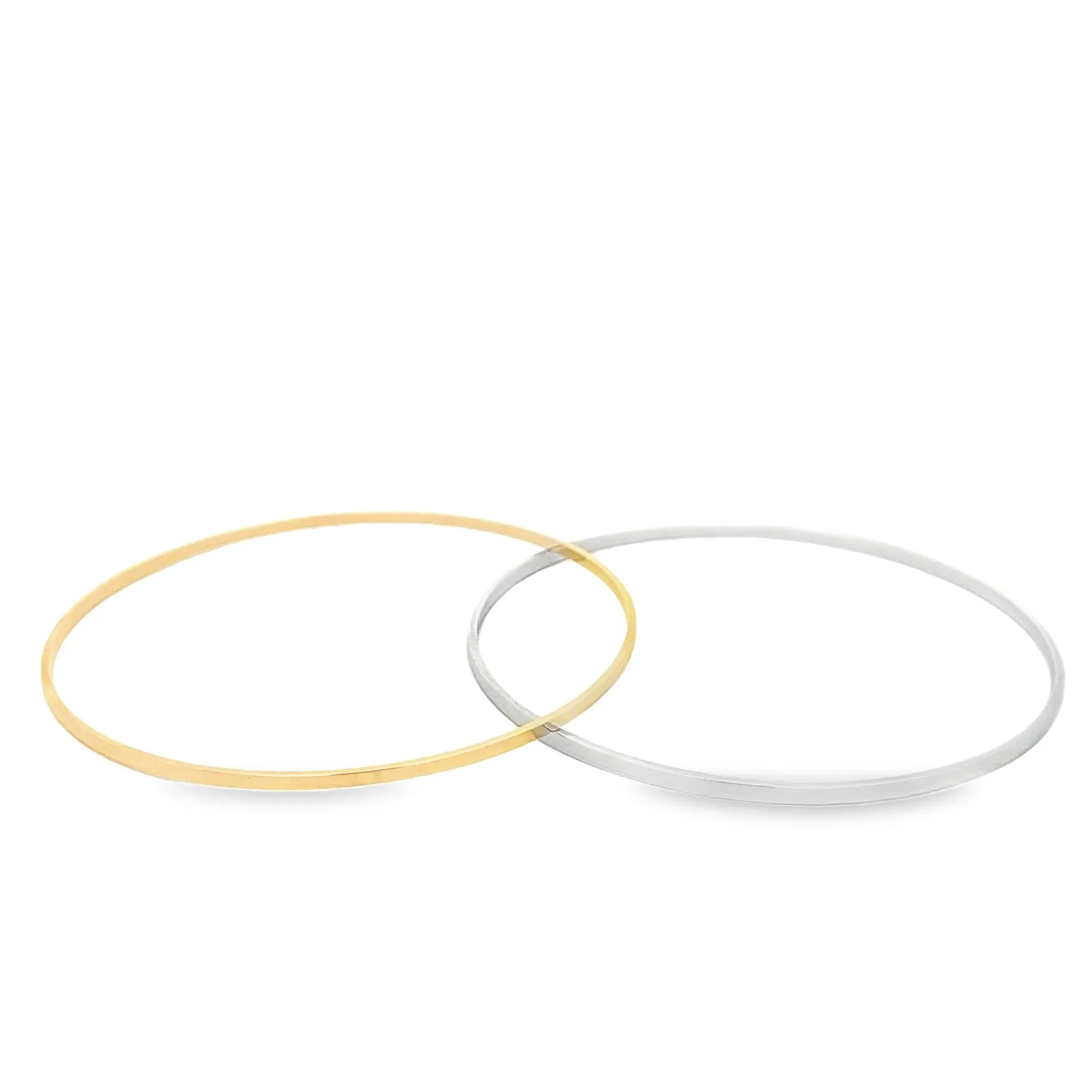 2mm Flat Wrist Cuff Bangle (B75)