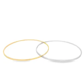 2mm Flat Wrist Cuff Bangle (B75)