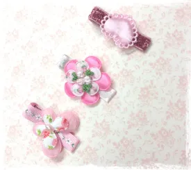 Baby & Girl Floral non slip hair clip - Clip104