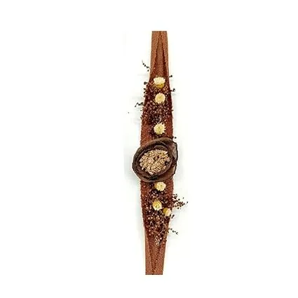 Babymoon Baby Girl's Designer Floral Headband | Girls Hair Accessories | Brown