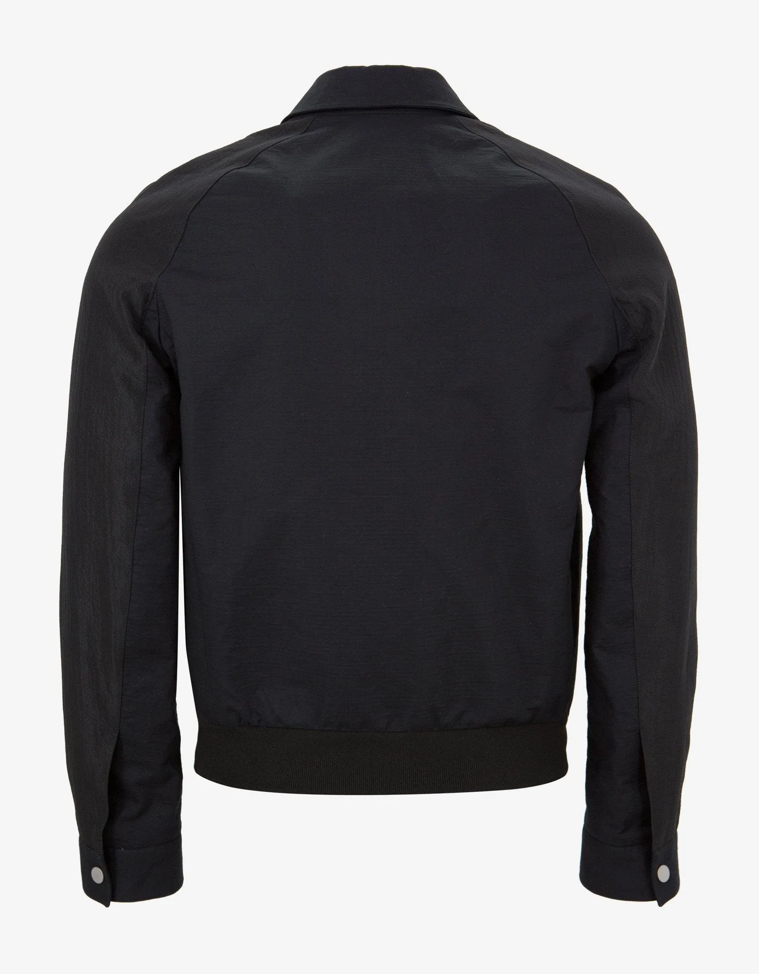 Black Dual-Fabric Blouson -