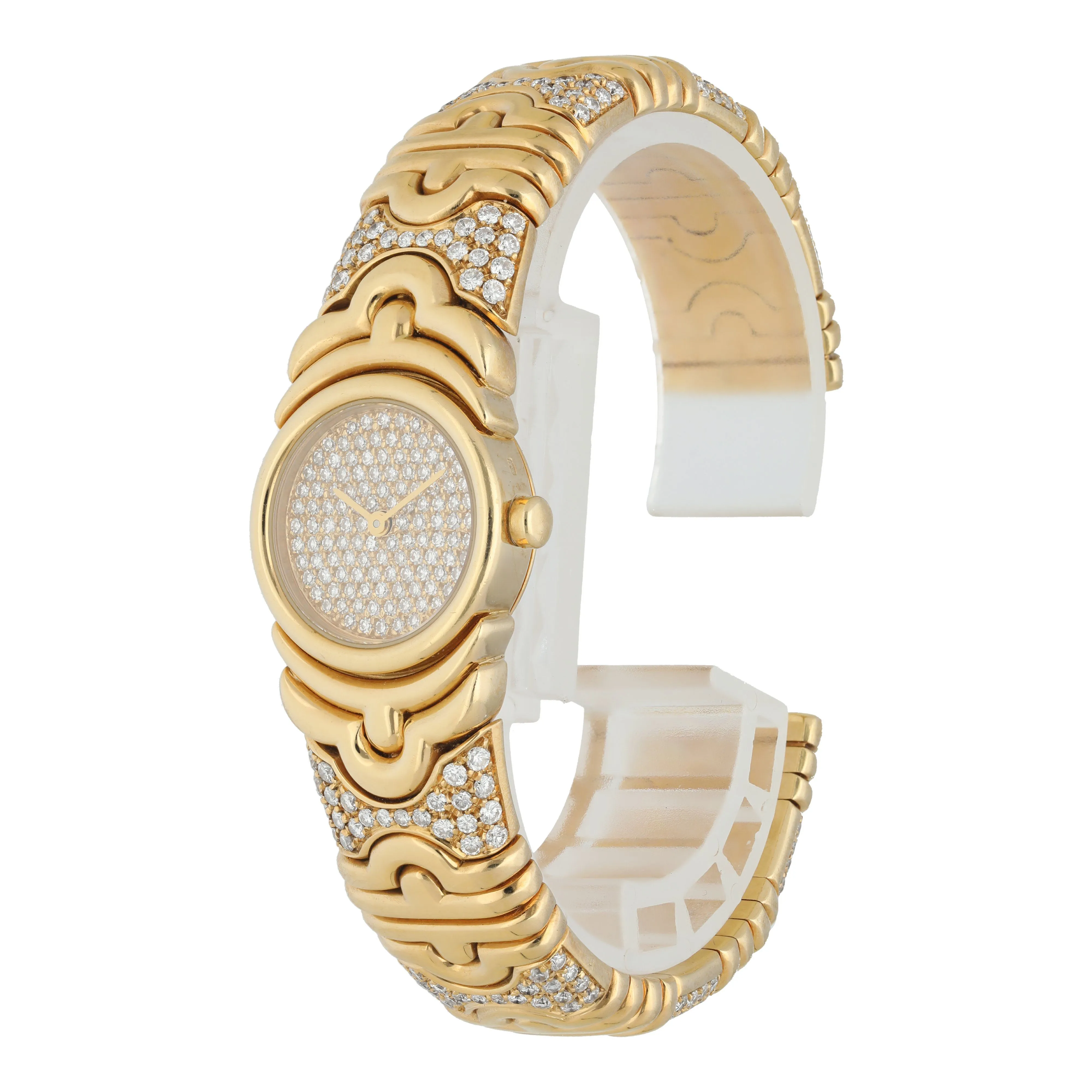 Bvlgari Parentsi  BJ01 Yellow Gold Diamond Ladies Watch