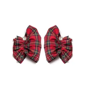 CATHERINE OSTI - WALLACE CUFFS/RED (M, RED)