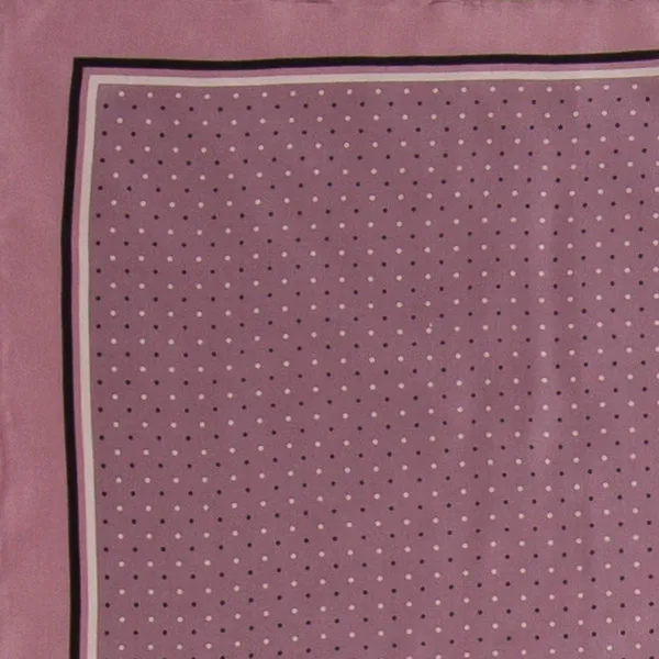 Cowboy Polka Dot Wild Rag in Mauve