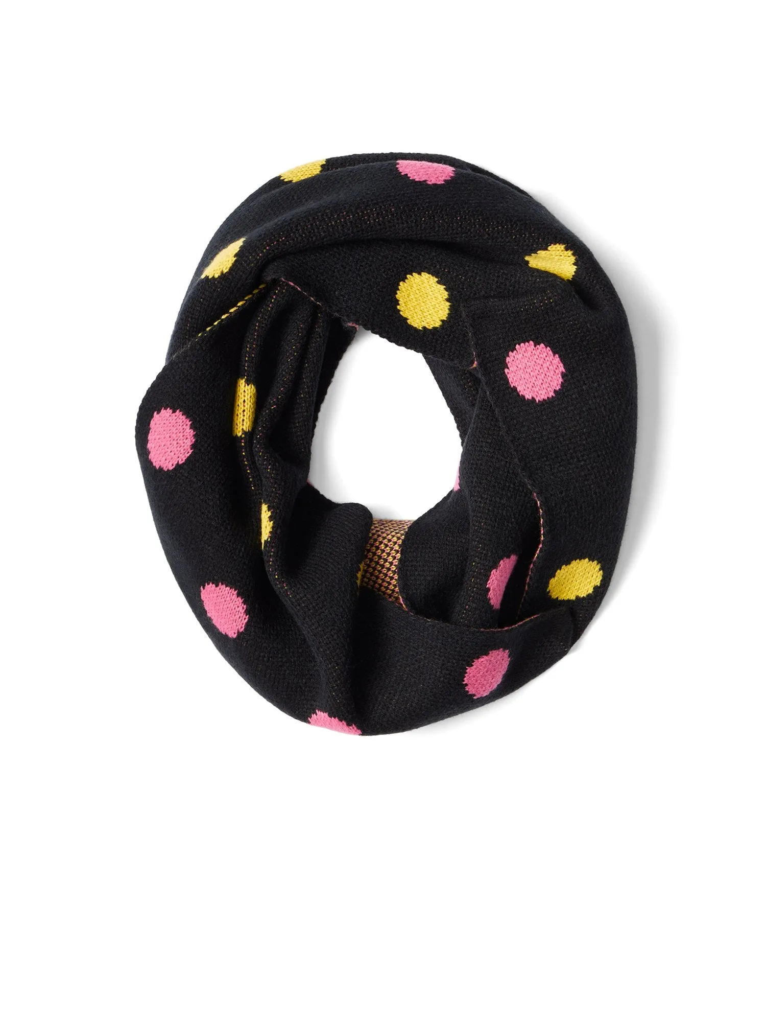 Dot-Print Infinity Scarf