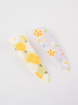 Floral Hair Clips