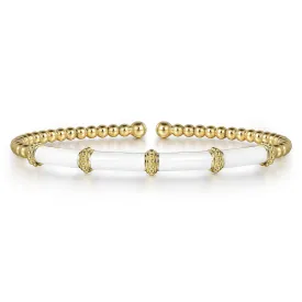 Gold Bracelet Bujukan 14 Karat Yellow Gold Gabriel & Co.