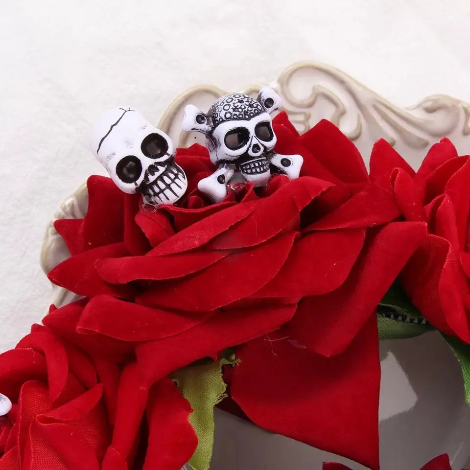 Halloween Day of the Dead Floral Flower Headband - Style 4