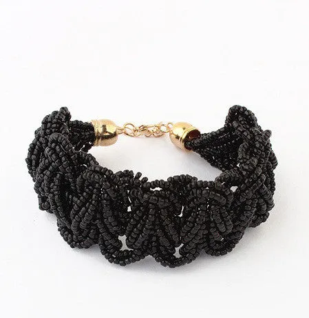 High Quality 6 Colors Woman Bracelets Hot Brand Exaggerated Chain Statement Charm Bracelet Jewelry