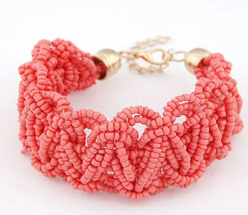 High Quality 6 Colors Woman Bracelets Hot Brand Exaggerated Chain Statement Charm Bracelet Jewelry