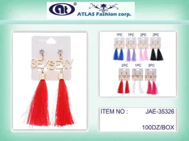 JAE35326 - Sexy Tassel Earring