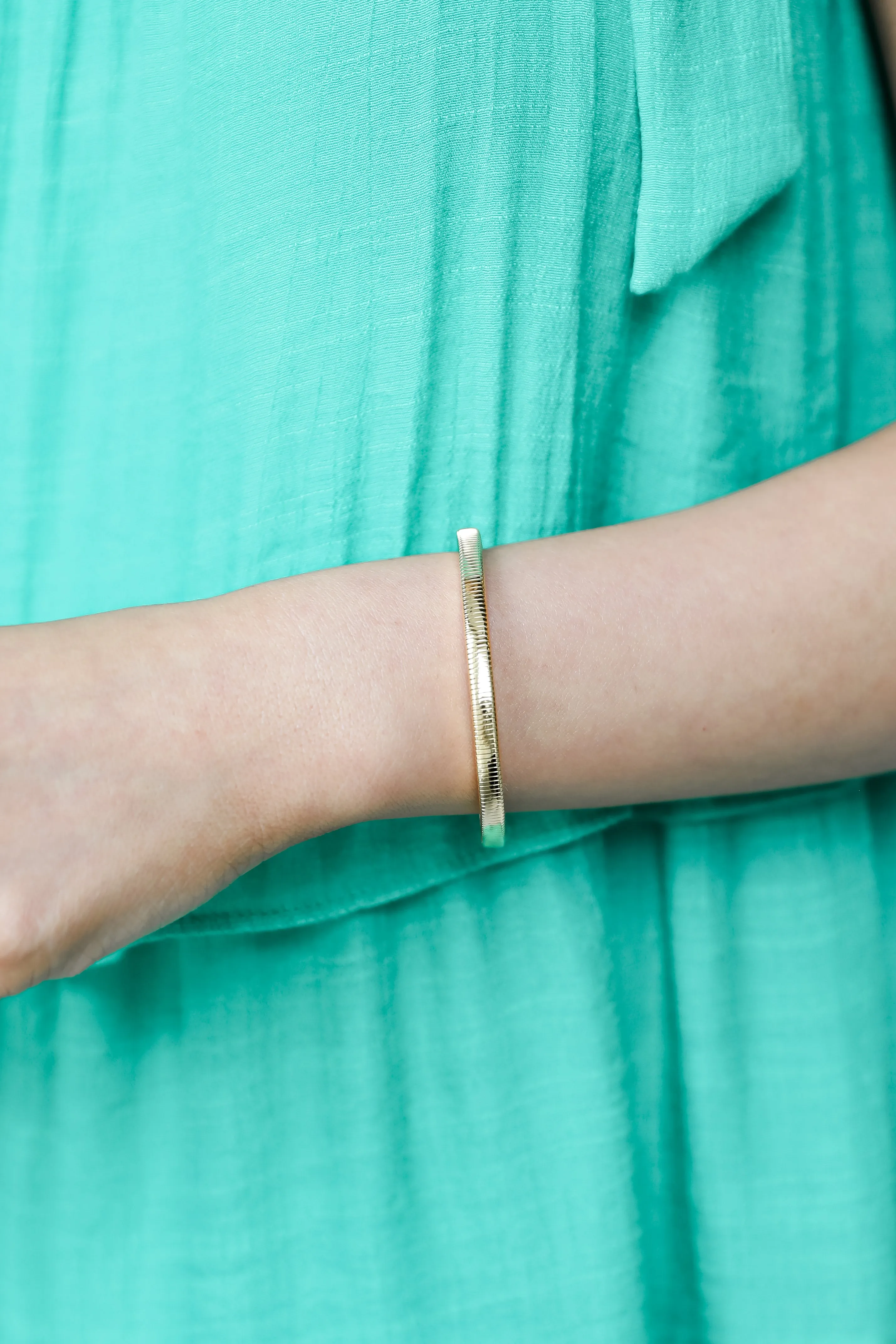 Maeve Gold Bangle Bracelet