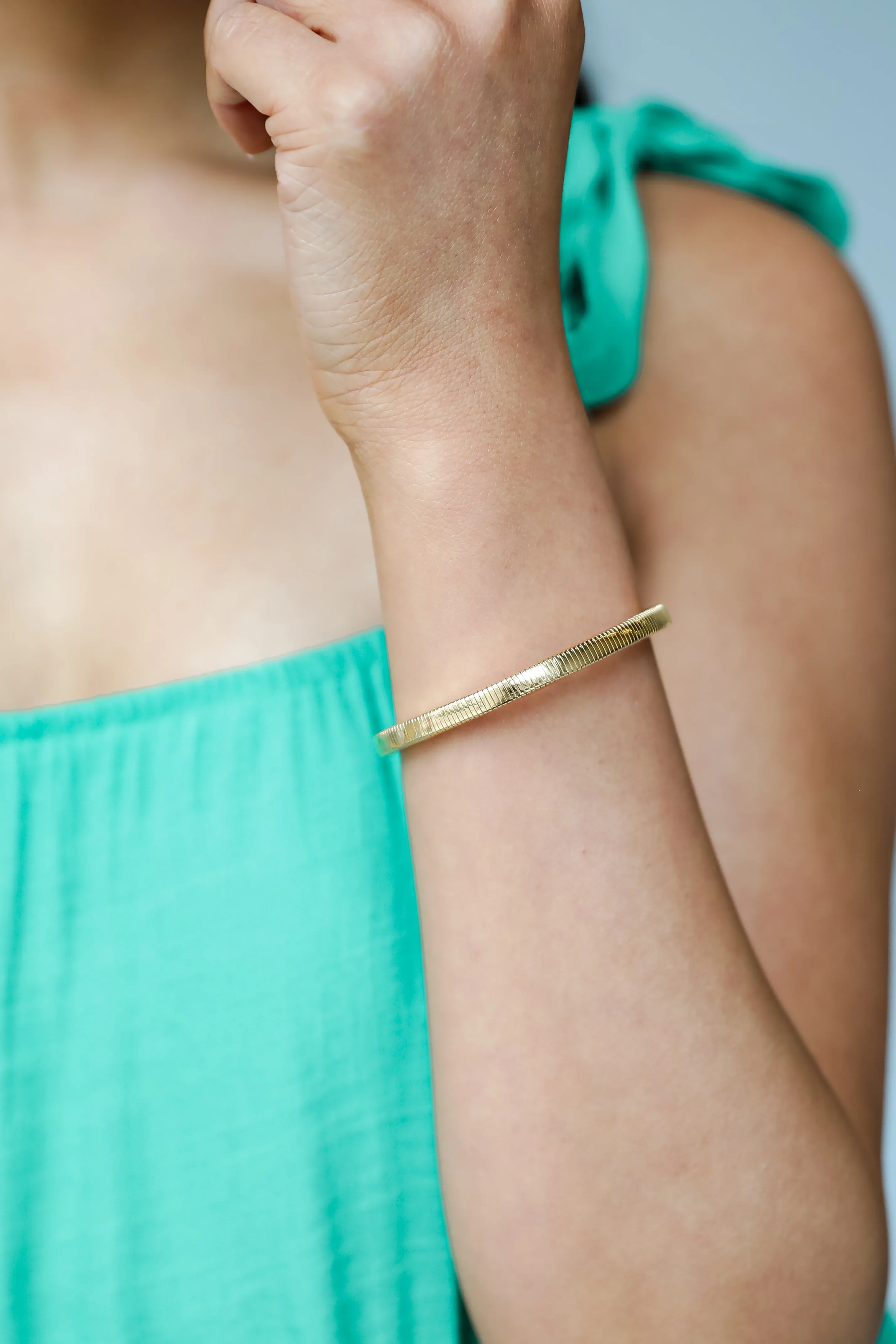 Maeve Gold Bangle Bracelet