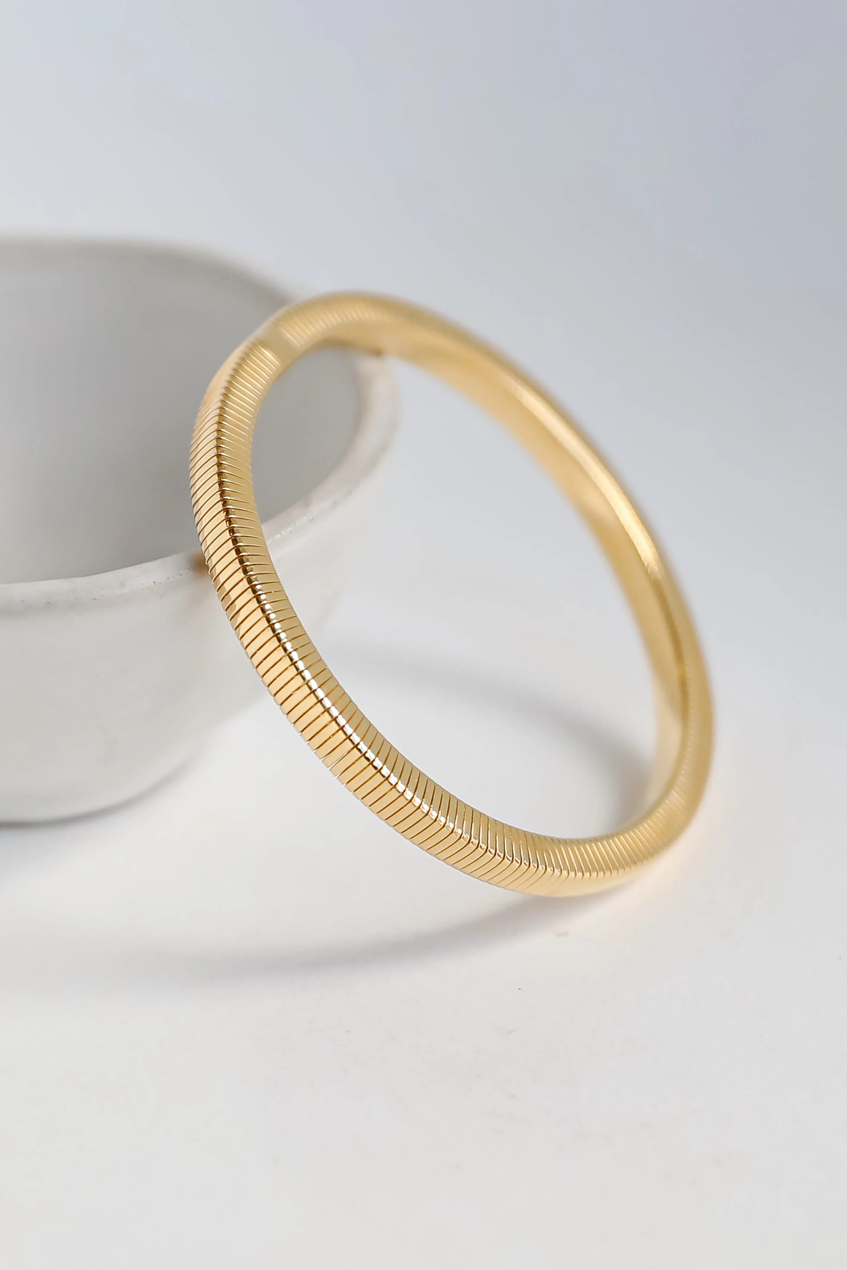 Maeve Gold Bangle Bracelet