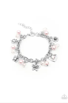 Retreat into Romance - Pink Bracelet - Paparazzi Accessories