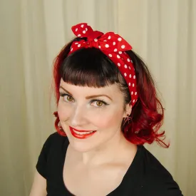 Rosie Polka Dot Hair Tie