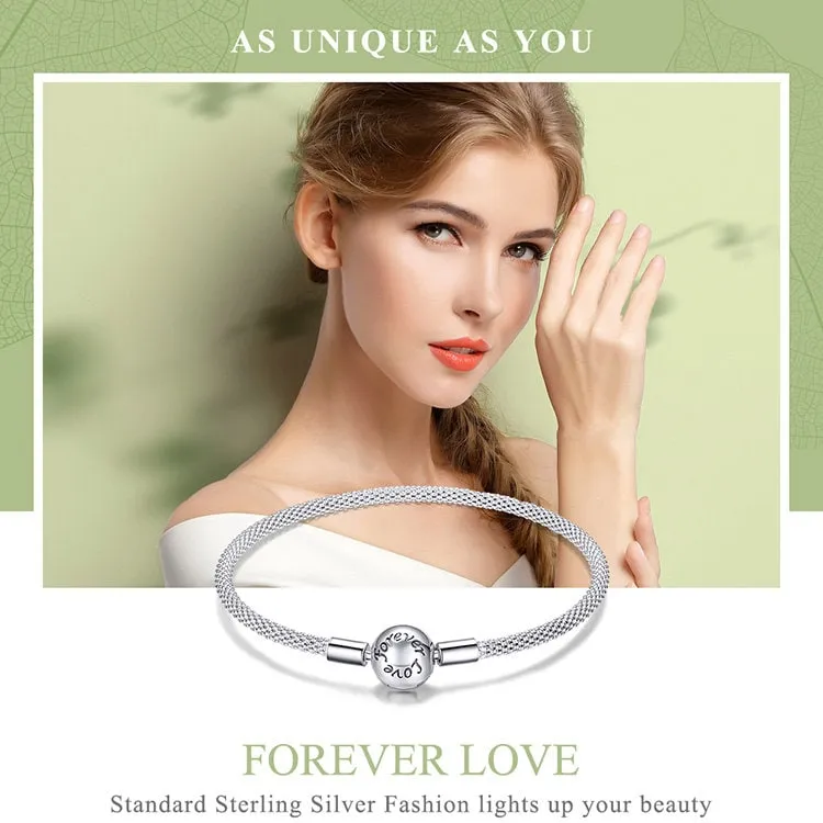 S925 Silver Love Charm Bracelet