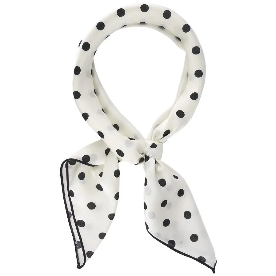 Satin Polka Dot Bandana