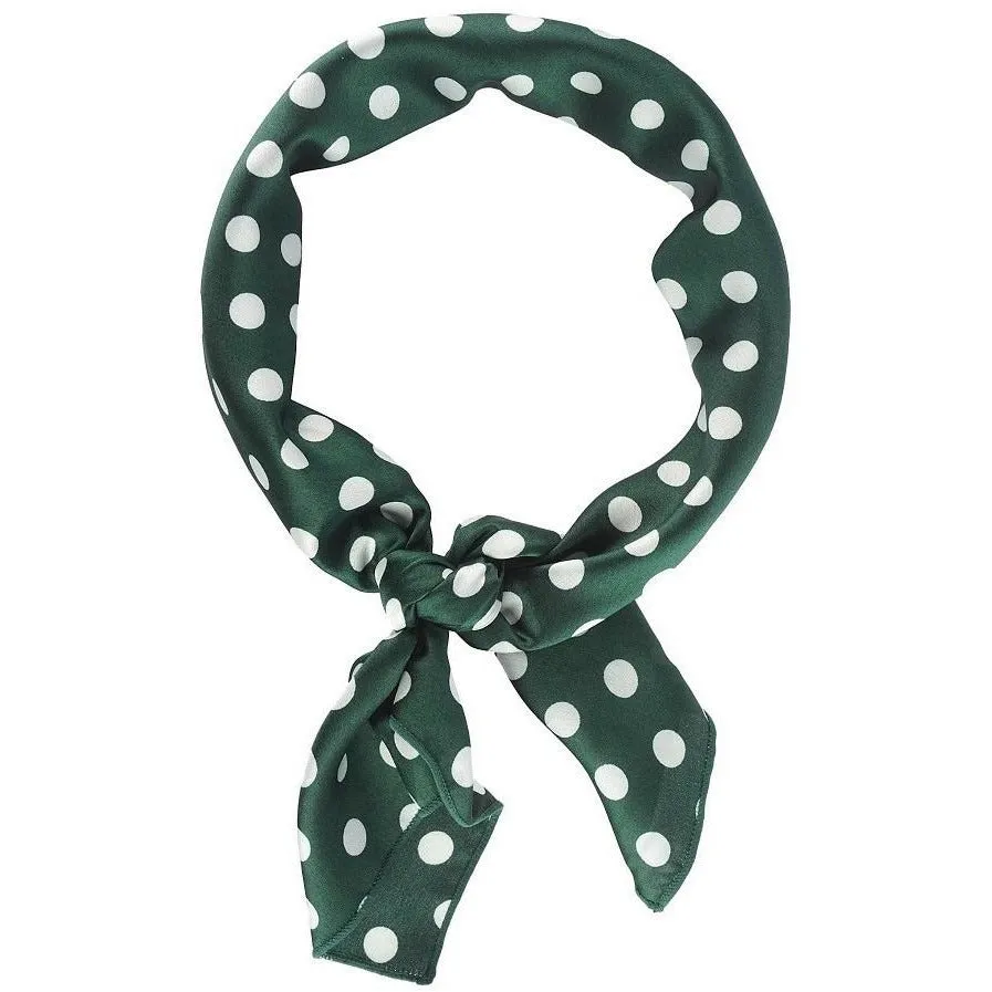 Satin Polka Dot Bandana