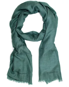 Stefano Ricci Scarf Green - Luxury Cashmere Silk Shawl SALE