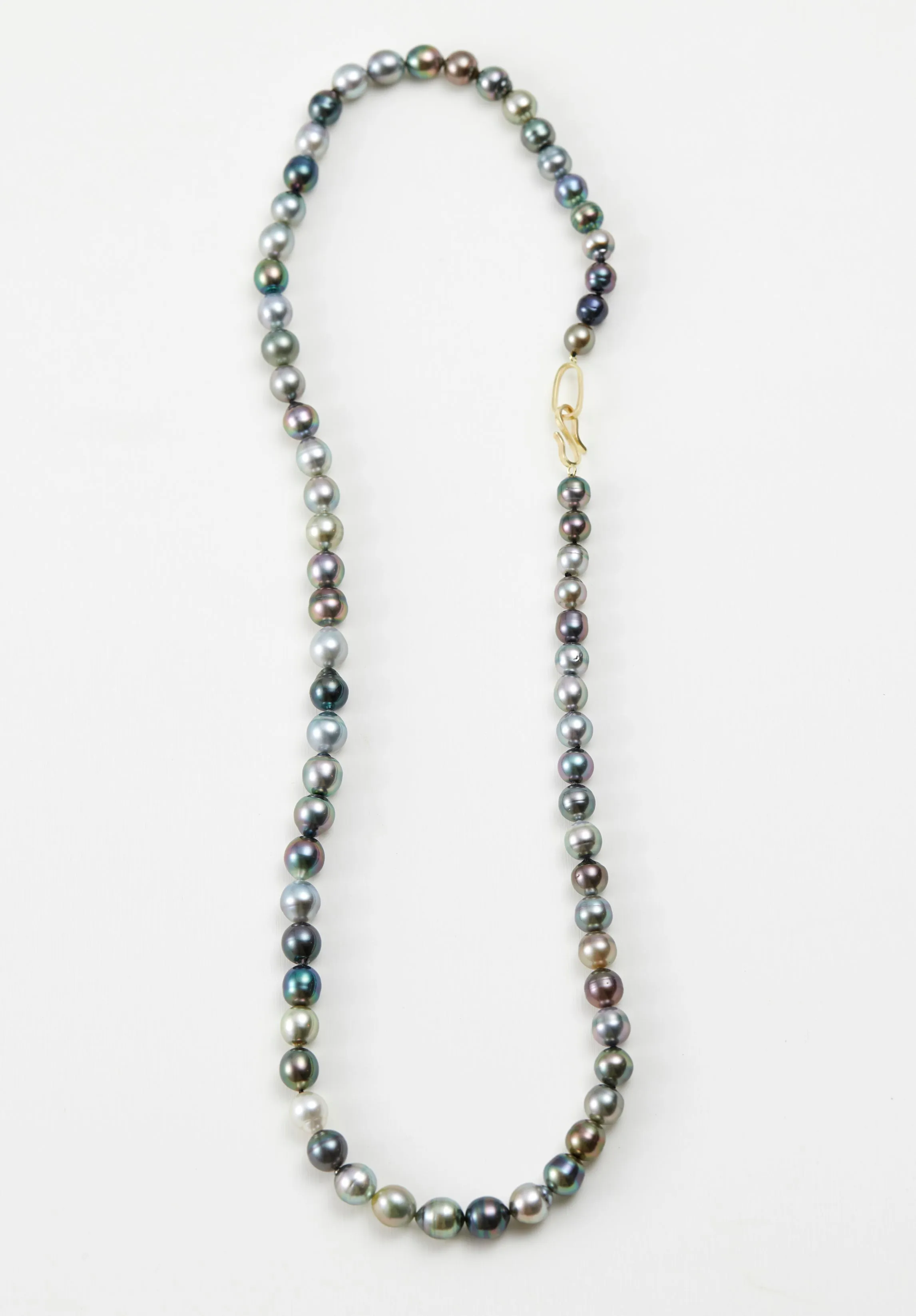 Tahitian multi coloured Necklace  Long