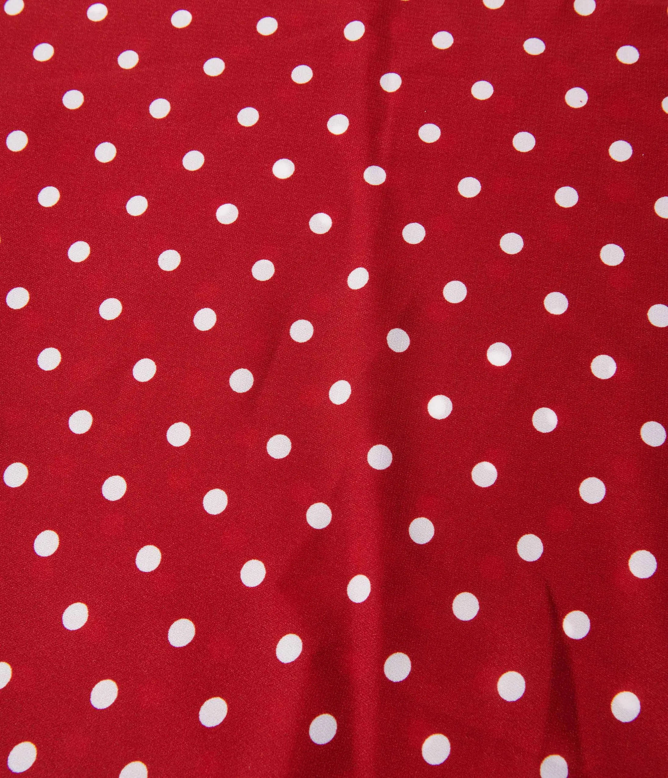 Unique Vintage Red & White Polka Dot Hair Scarf