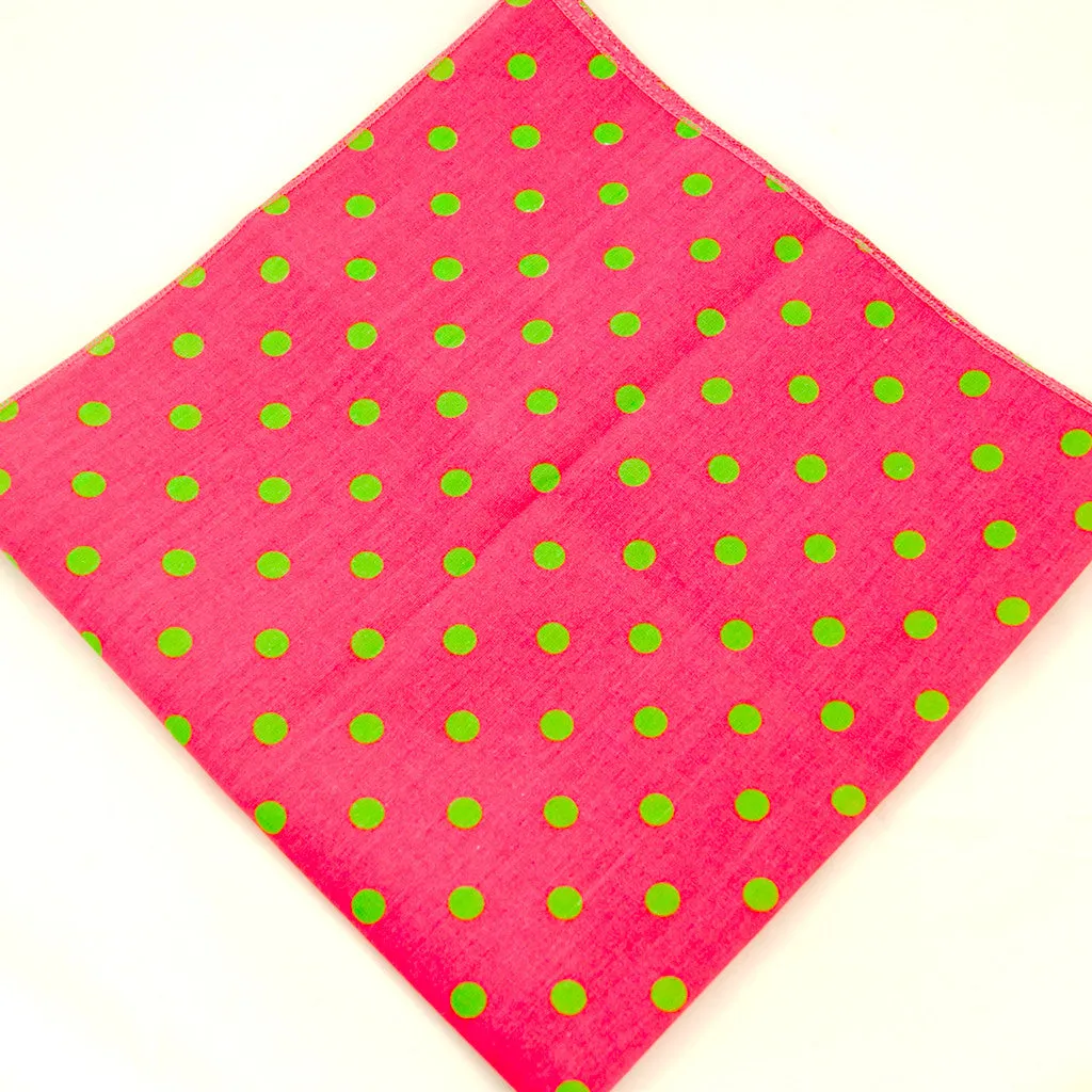 Watermelon Polka Dot Bandana